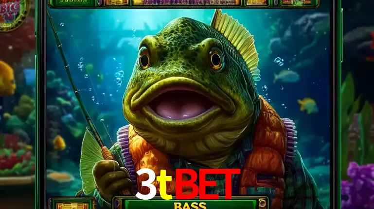 Personagem de peixe pescador do popular jogo de slot com tema de pescaria, uma das emocionantes opções de caça-níqueis para jogar e ganhar no cassino 3tbet.